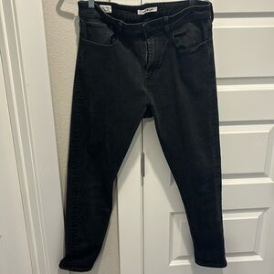 Pacsun Black Slim Taper Jeans